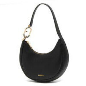 Furla Primavera Hobo Bag Shoulder Handbag Black